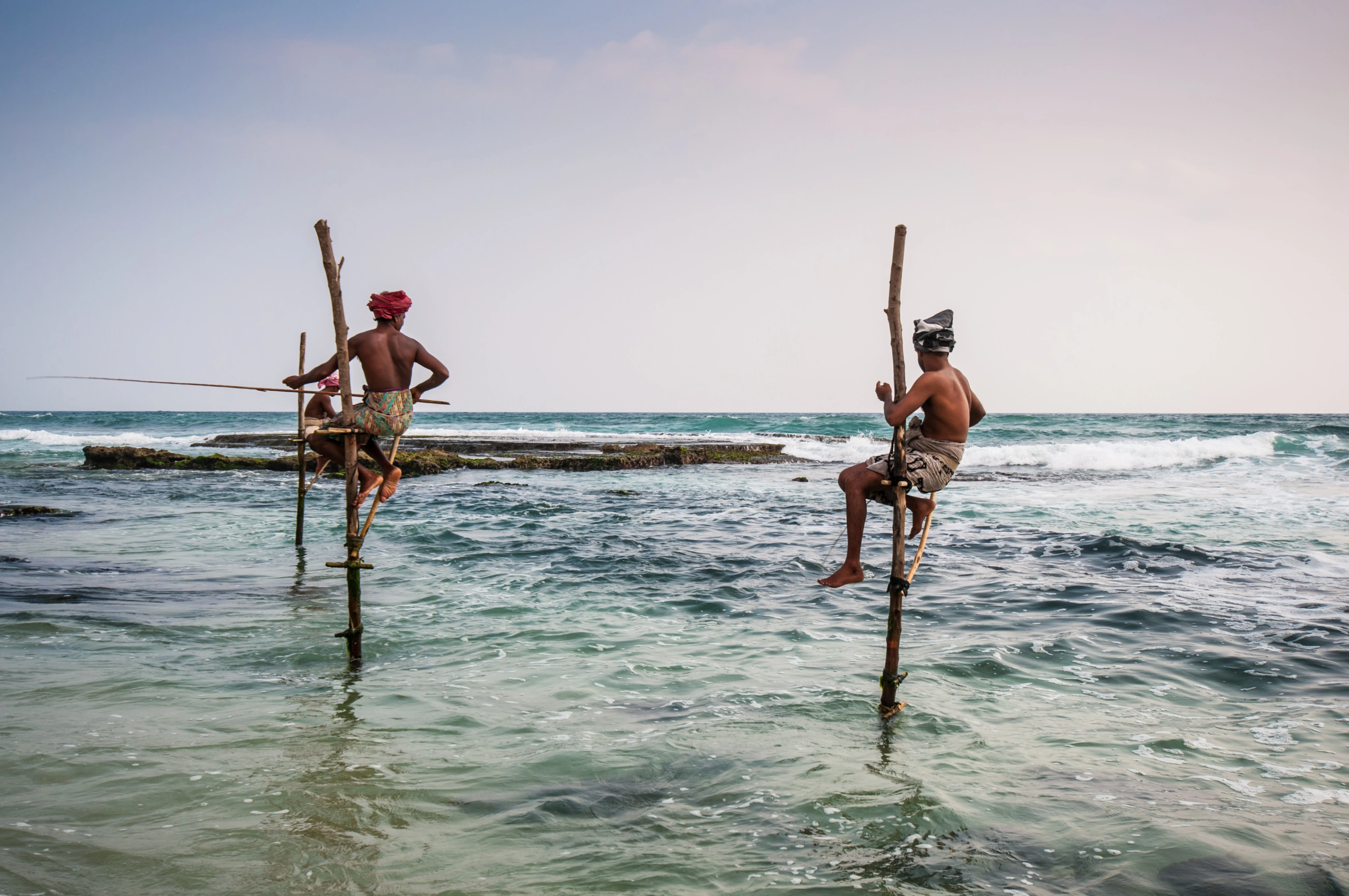 Stilt Fishing in Lanka